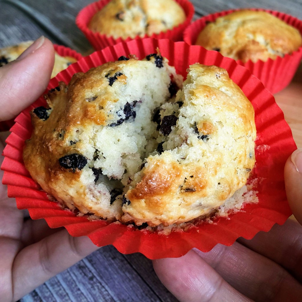 Soda bread muffin serve warm